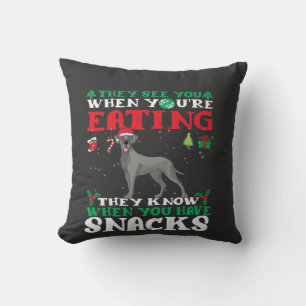Großer Däne Weihnachtsspaß Classic T-Shirt Kissen