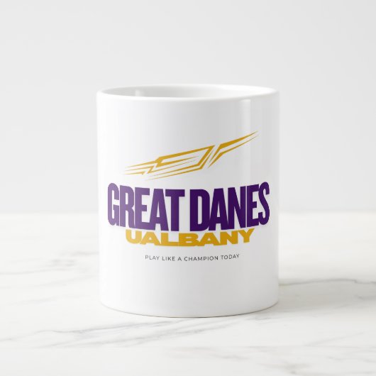 Großer Dänen-Stolz - Uni Baseball Jumbo-Tasse (Vorderseite)