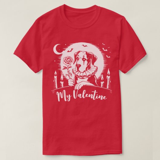Großer Danisch "Mein Valentin" T-Shirt (Design vorne)