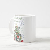 Großer Dänischer Weihnachtstasse Kaffeetasse (Vorderseite Links)