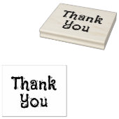 Großer Dank Gummistempel (Stempel)