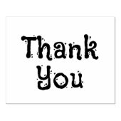 Großer Dank Gummistempel (Prägung)