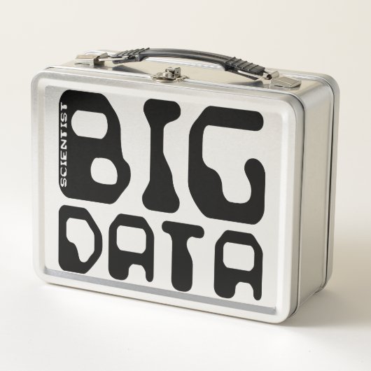 Großer Daten-Wissenschaftler Metall Lunch Box (Vorderseite)