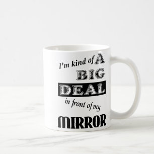 Großer Deal Spiegel Lustiger Becher Humor Kaffeetasse