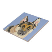 Großer Deutscher Schäferhund, Alsationshund Fliese (Seite)