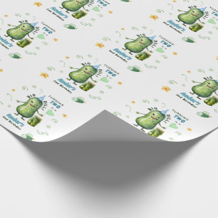Großer Dill-Gurken-Junge Geburtstag jedes Alter Geschenkpapier