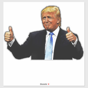 GROSSER DONALD TRUMP EXTRA LARGE AUFKLEBER STICKER