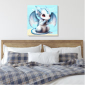 Großer Drache mit Augen Leinwanddruck (Insitu (Schlafzimmer))
