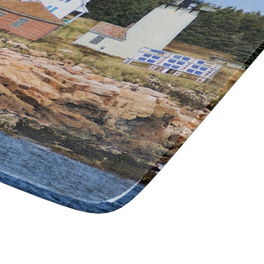 Großer Duckinsel Leuchtturm, Maine Cutting Board Schneidebrett (Ecke)