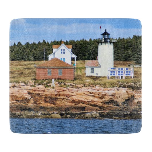 Großer Duckinsel Leuchtturm, Maine Cutting Board Schneidebrett (Vorderseite)