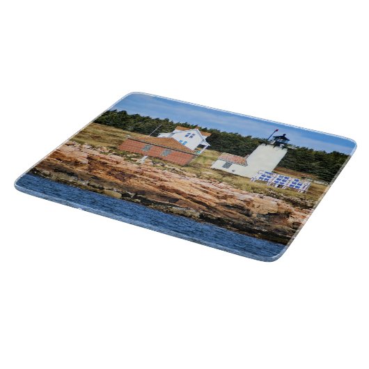 Großer Duckinsel Leuchtturm, Maine Cutting Board Schneidebrett (Ecke)