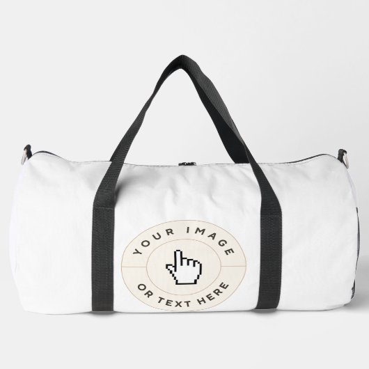 Großer Duffel-Beutel - Benutzerdefiniert Bild/Text Duffle Bag (Vorderseite)