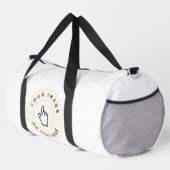 Großer Duffel-Beutel - Benutzerdefiniert Bild/Text Duffle Bag (Rechte Ecke)