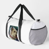 Großer Duffelbeutel mit Hundedruck Duffle Bag (Rechte Ecke)
