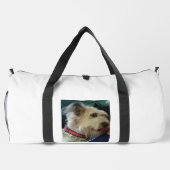 Großer Duffelbeutel mit Hundedruck Duffle Bag (Rückseite)