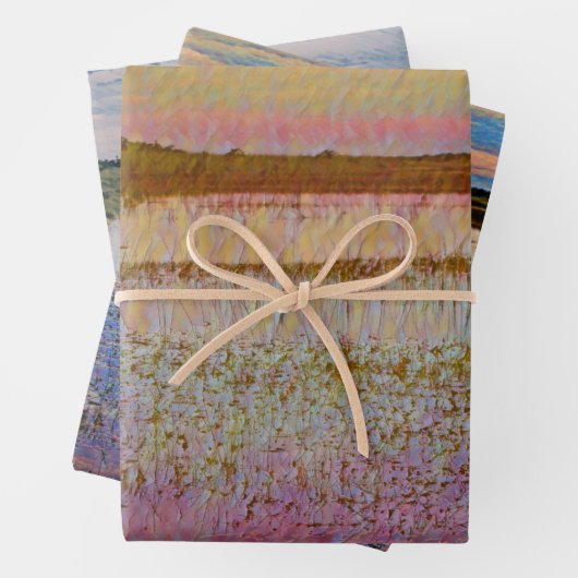 Großer Egret in den Feuchtgebieten Geschenkpapier Set (Beispiel)