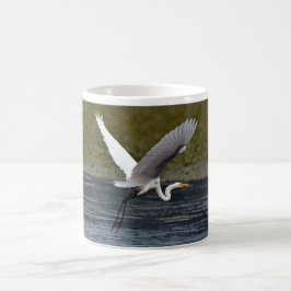 Großer Egret Kaffeetasse