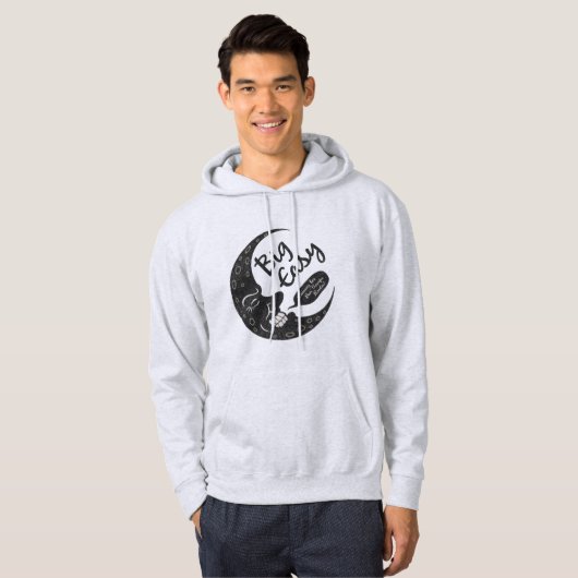 Großer einfacher Halbmond Hoodie (Vorne ganz)