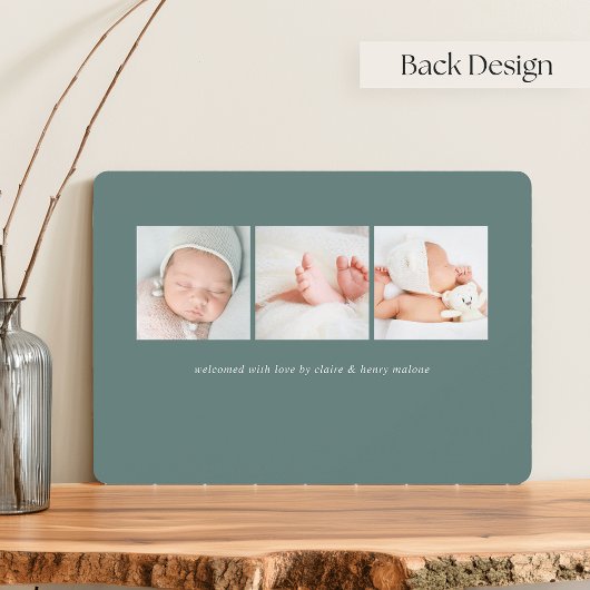 Großer Empfang | Ankündigung von Foto zur Geburt