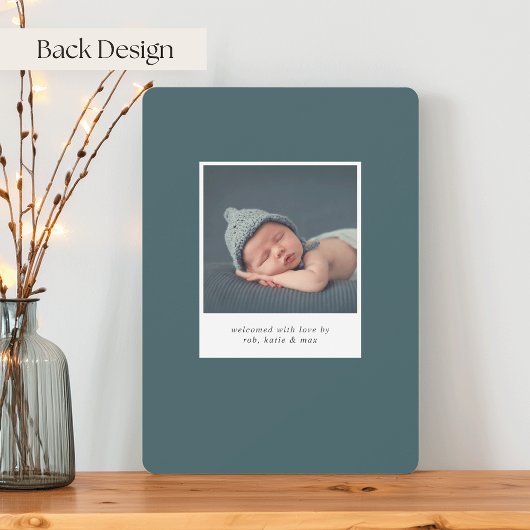 Großer Empfang | Ankündigung von Foto zur Geburt