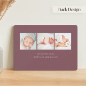 Großer Empfang | Ankündigung von Foto zur Geburt