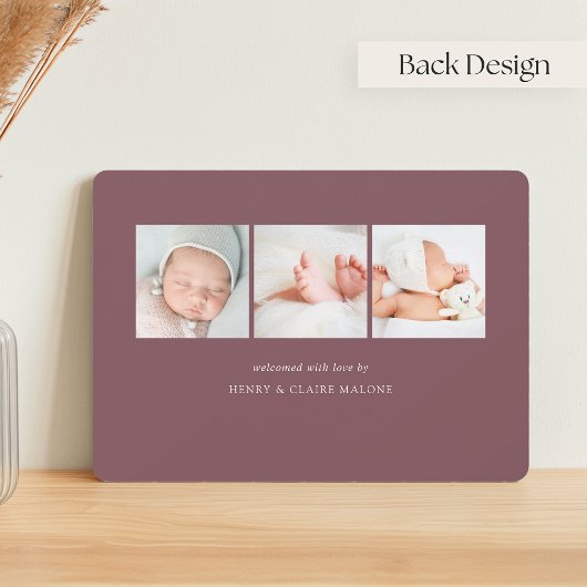 Großer Empfang | Ankündigung von Foto zur Geburt