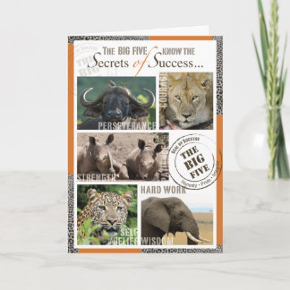 Großer Erfolg fünf Karte