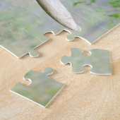 Grosser exotischer afrikanischer GrauElefant Puzzle (Seite)