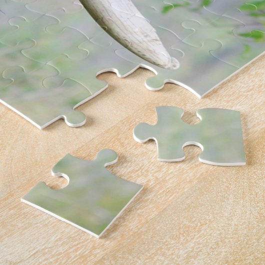 Grosser exotischer afrikanischer GrauElefant Puzzle (Seite)