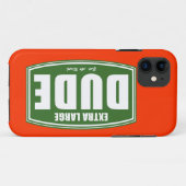 Großer ExtraTyp hergestellt an der Geburt Case-Mate iPhone Hülle (Rückseite (Horizontal))