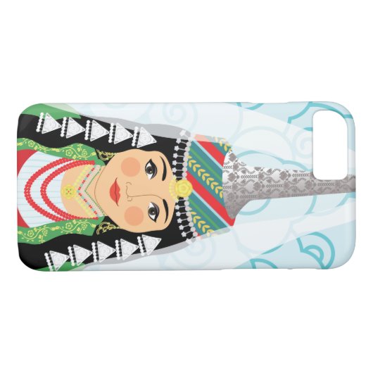 Großer Fall Matryoshka im Libanon Case-Mate iPhone Hülle (Rückseite (Horizontal))