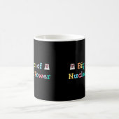 Großer Fan der Atomkraft Kaffeetasse (Mittel)