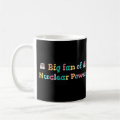Großer Fan der Atomkraft Kaffeetasse (Links)