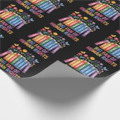 Großer Fan der Menschenrechte Geschenkpapier (Ecke)