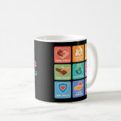 Großer Fan der Menschenrechte Kaffeetasse (VorderseiteRechts)