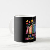 Großer Fan der Menschenrechte Kaffeetasse (Vorderseite Links)