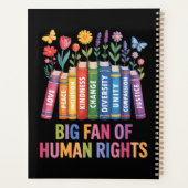 Großer Fan der Menschenrechte  Planer (Rückseite)
