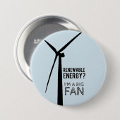 Großer Fan des Energien-Knopfes Button (Vorne & Hinten)
