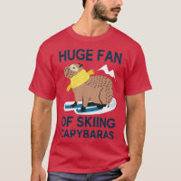 Grosser Fan von Skiing Capybaras lustige Capybara
