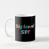 Großer Fan von SPF Kaffeetasse (Links)
