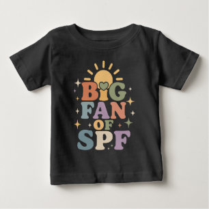Großer Fan von SPF Sommer-Sonnenschutz Baby T-shirt