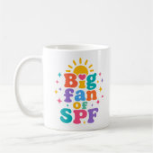 Großer Fan von SPF Sommer-Sonnenschutz Kaffeetasse (Links)