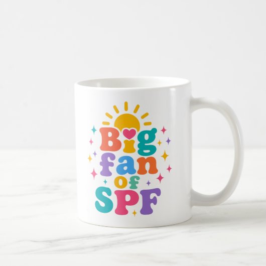 Großer Fan von SPF Sommer-Sonnenschutz Kaffeetasse (Rechts)