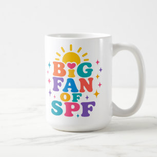 Großer Fan von SPF Sommer-Sonnenschutz Kaffeetasse