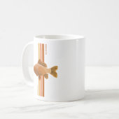 Großer Fang in der Fischhandlung - Big catch Kaffeetasse (Vorderseite Links)