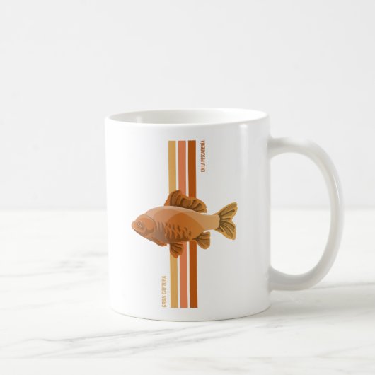 Großer Fang in der Fischhandlung - Big catch Kaffeetasse (Rechts)