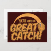 GROSSER FANG! Individuelle Postkarte (Vorne/Hinten)