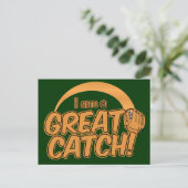 GROSSER FANG! Individuelle Postkarte (Stehend Vorderseite)