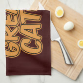 GROSSER FANG! Küchenhandtuch Handtuch (Viertel Falte)