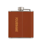 GROSSER FANG! Maßgeschneiderte Flaschen! Flachmann (Rückseite)